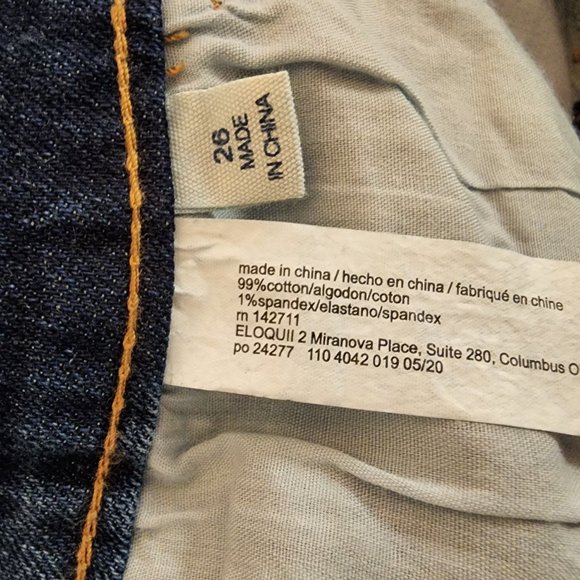 Eloquii Classic Fit Stretch Denim Mom Jean 26 - Picture 5 of 5